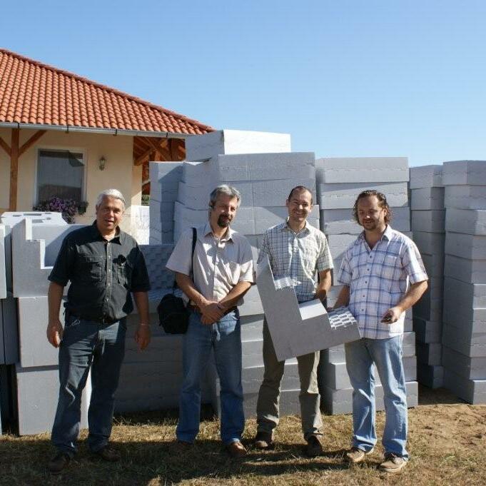 Első minősíített passzívház (Szada) 2009.febr.17.